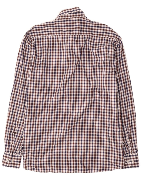 Camisa náutica para hombre Paul & Shark Talla 43 Algodón a cuadros multicolor grande