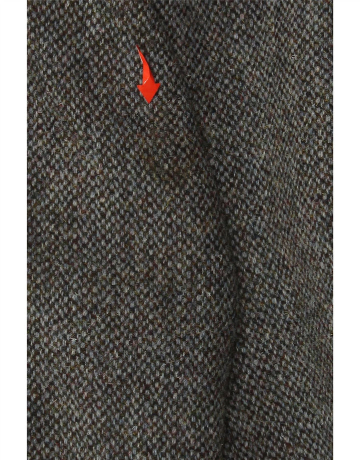 Bhs Chaqueta tipo blazer de 2 botones para hombre de corte regular UK 42 XL Lana virgen gris