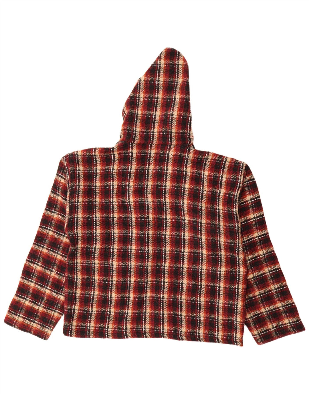 Earth Ragz - Sudadera con capucha para hombre, color rojo medio, poliéster hippie