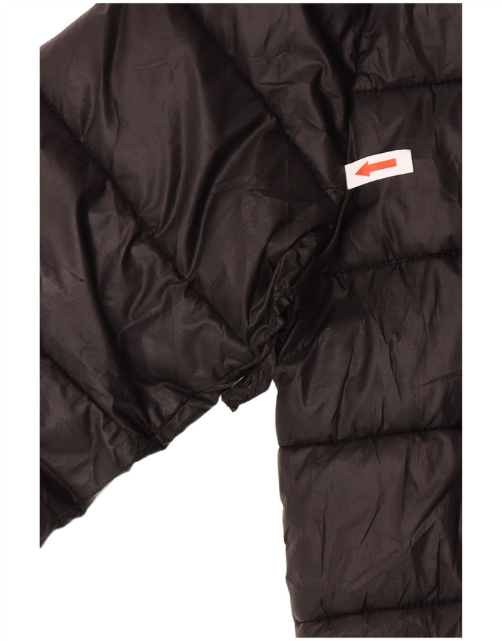 Champion Chaqueta acolchada con capucha para niños 9-10 años Mediana Negro Poliéster