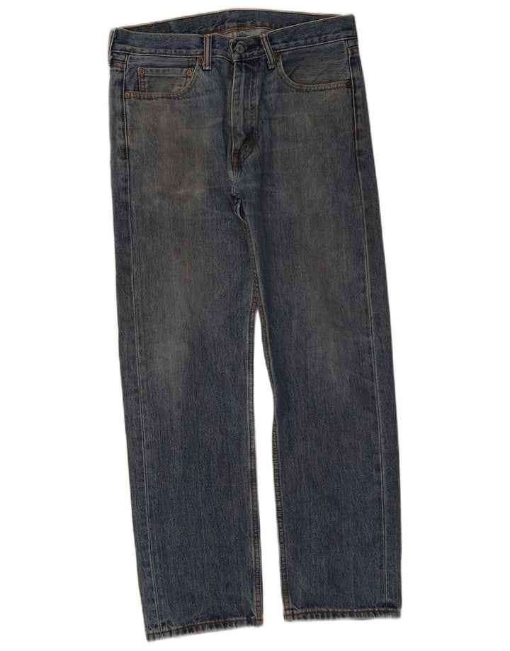 Levi's Jeans rectos 505 para hombre W33 L30 Algodón azul