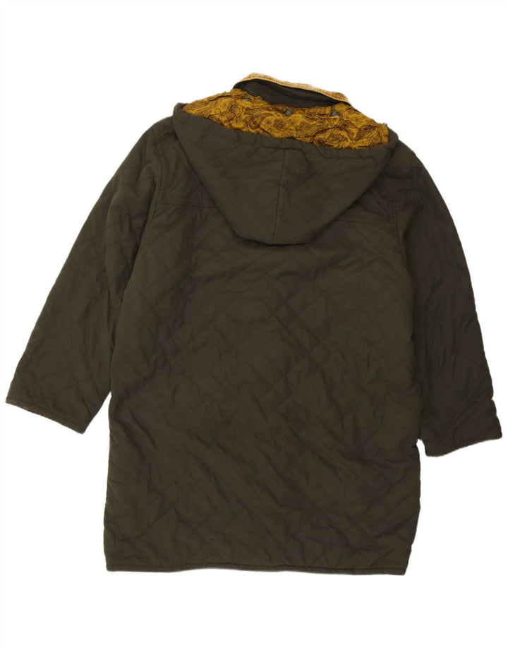 Blue Notes Trenca acolchada con capucha para hombre IT 52 XL Poliéster verde