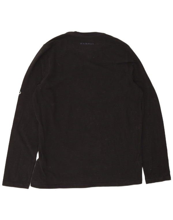 Mammut Hombre Camiseta Gráfica Manga Larga XL Algodón Negro