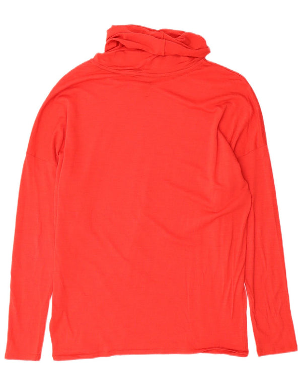 Camiseta Nike Dri Fit para hombre de manga larga de lana roja mediana