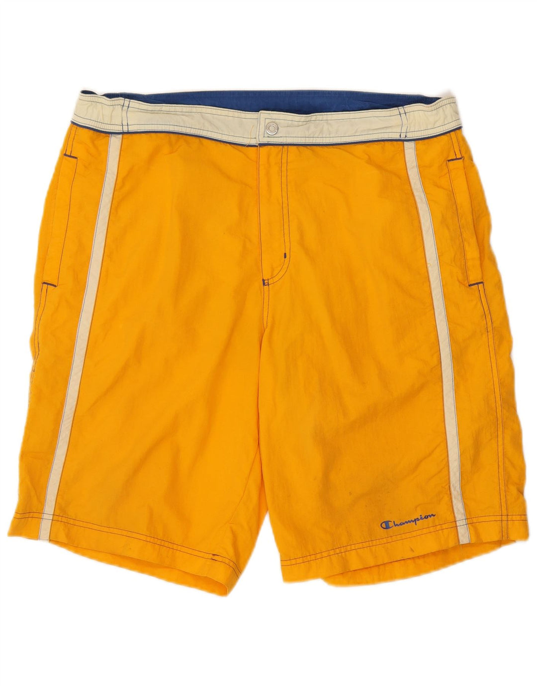 Champion Bañador Con Estampado De Poliamida En Color Amarillo Grande Para Hombre