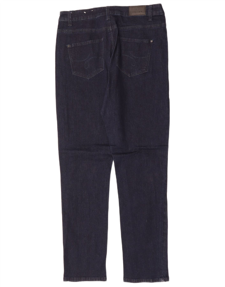 JIGSAW Vaqueros ajustados para mujer UK 14 Large W32 L31 Azul marino