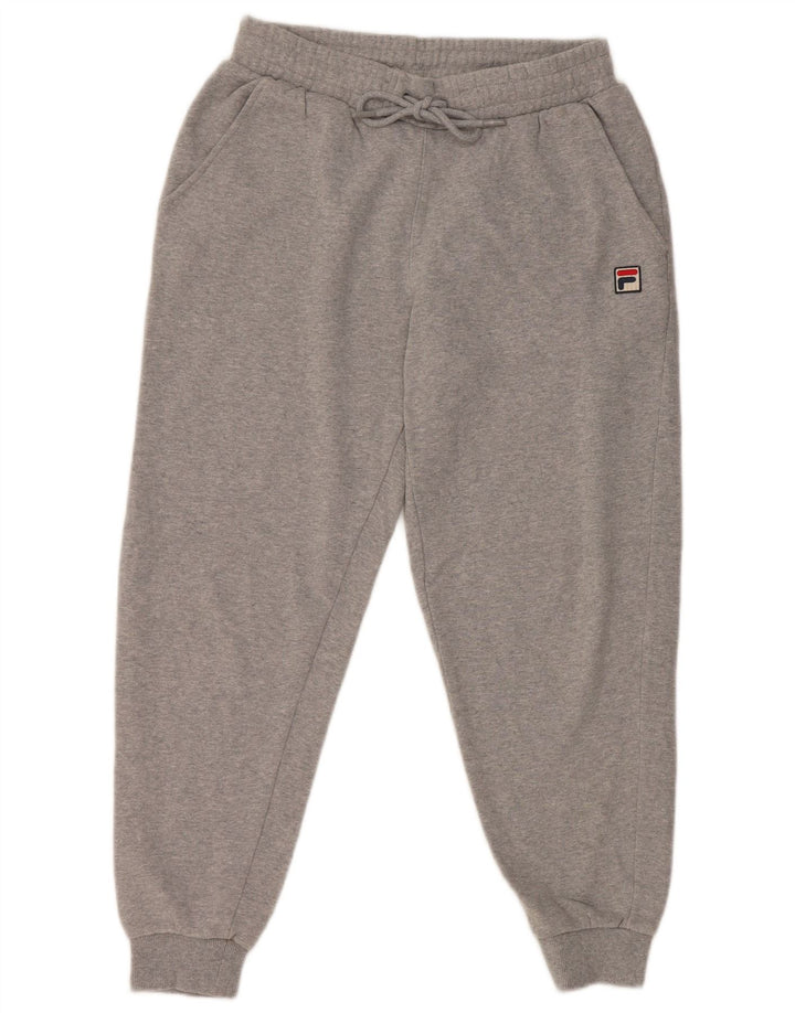 FILA Pantalones de chándal para hombre Joggers Small Gris Algodón