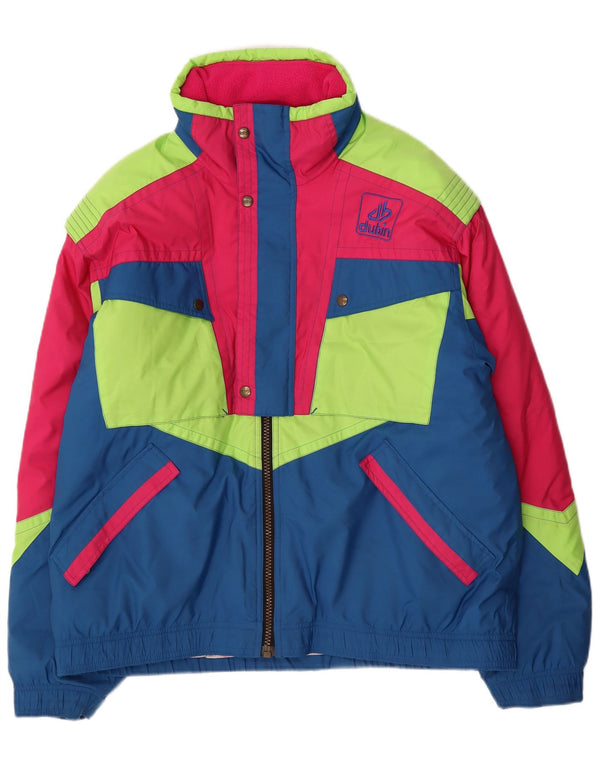 Dubin Chaqueta de esquí para hombre IT 52 Large Azul Colorblock Poliéster