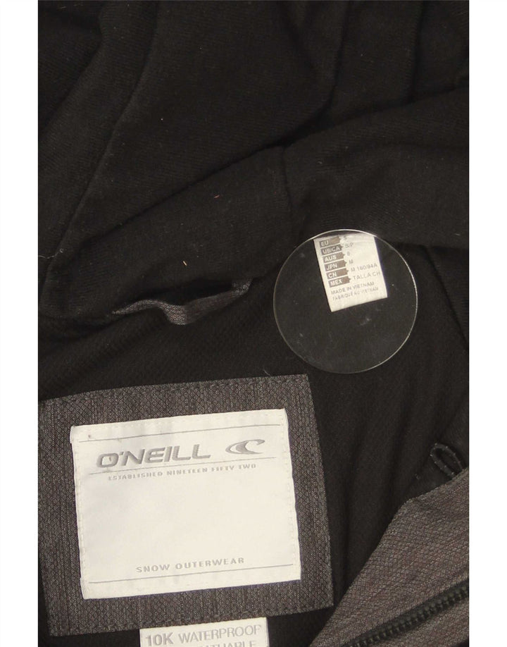 O'Neill Chaqueta cortavientos con capucha para hombre UK 10 Small Gris Poliéster