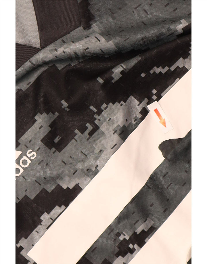 ADIDAS Camiseta gráfica para hombre Top Poliéster de camuflaje gris medio