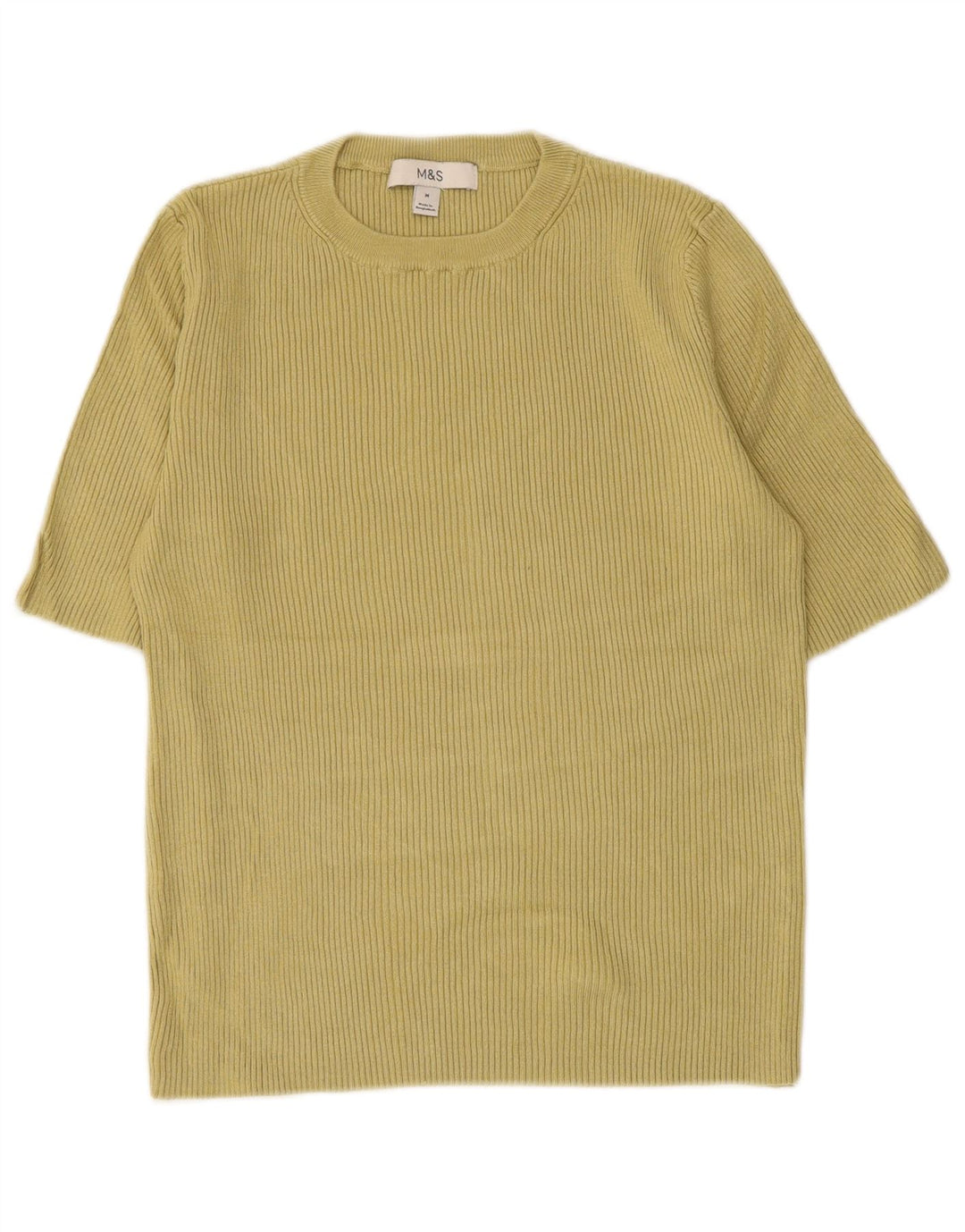 Marks & Spencer Camiseta para mujer Top UK 42 Viscosa verde medio