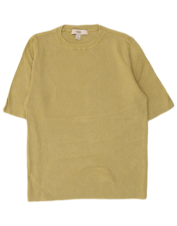 Marks & Spencer Camiseta para mujer Top UK 42 Viscosa verde medio