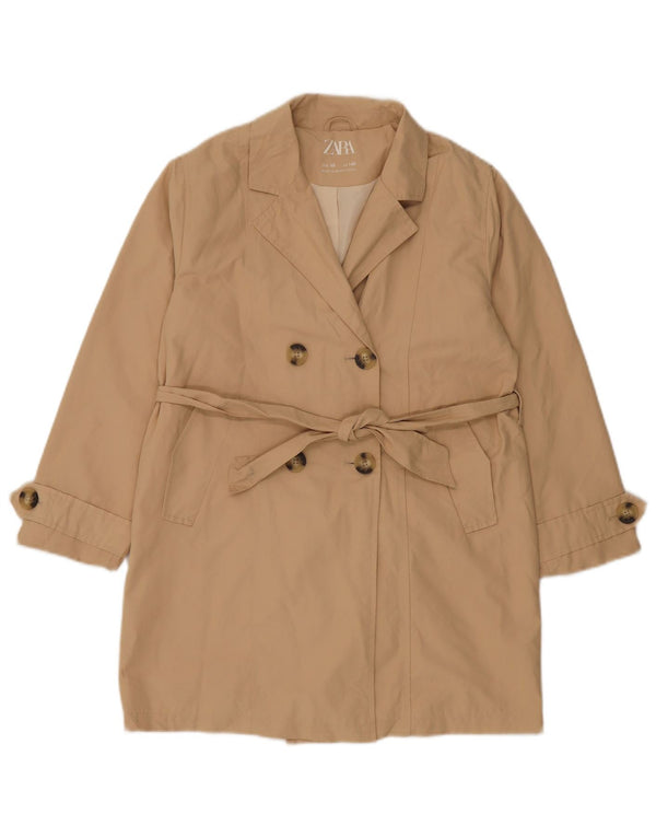 Zara Gabardina Niña 9-10 Años Beige Algodón