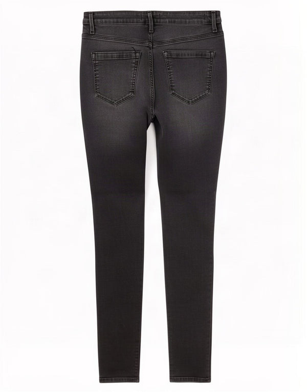 Jack Wills Mujer Toni Skinny Jeans W30 L32 Algodón Gris