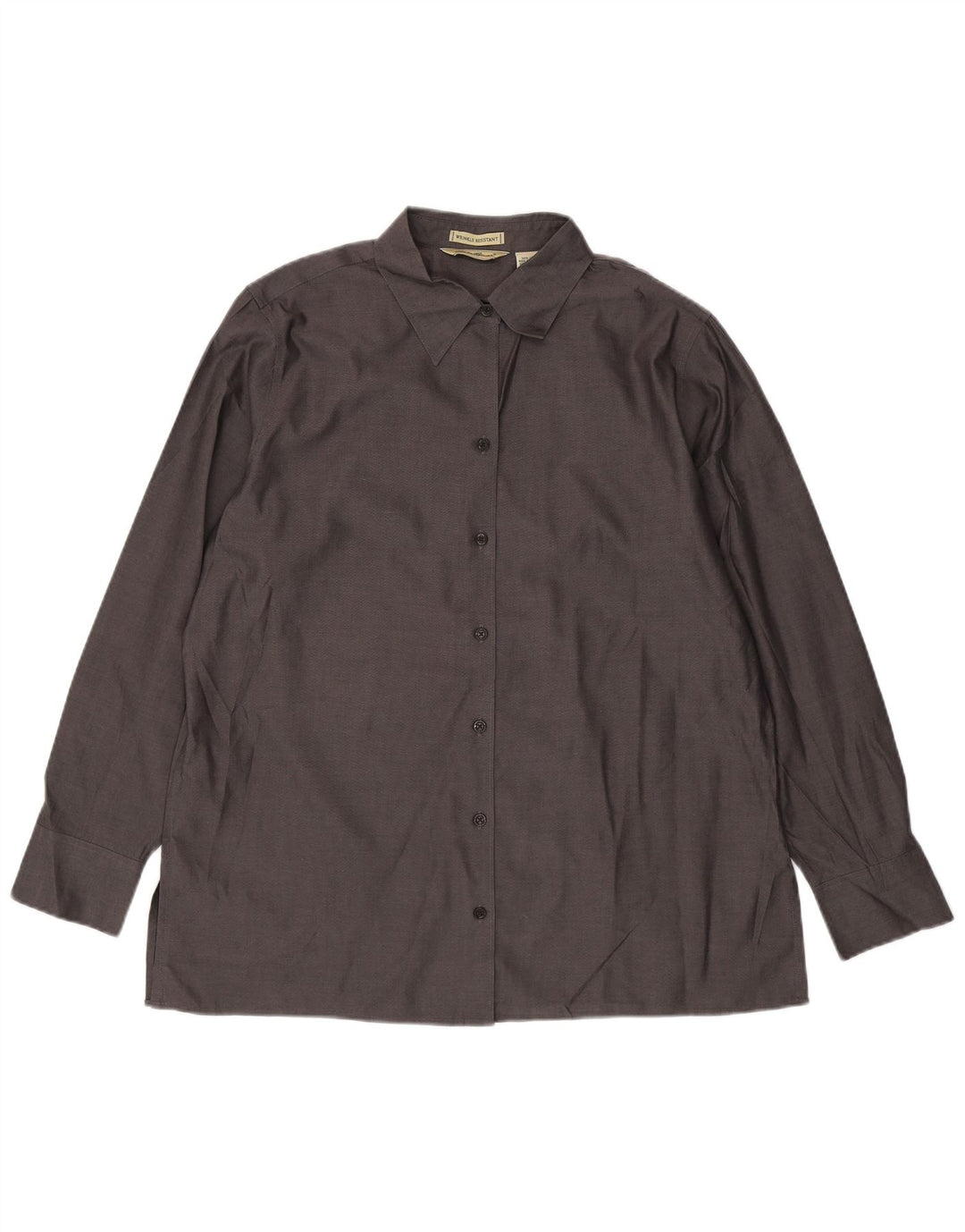 EDDIE BAUER Camisa Mujer ES 40 XL Algodón Gris