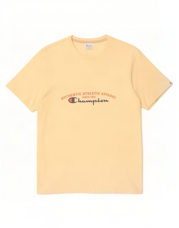 Champion Camiseta Gráfica Para Hombre Top Grande Amarillo