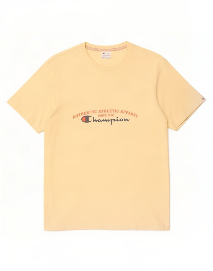 Champion Camiseta Gráfica Para Hombre Top Grande Amarillo