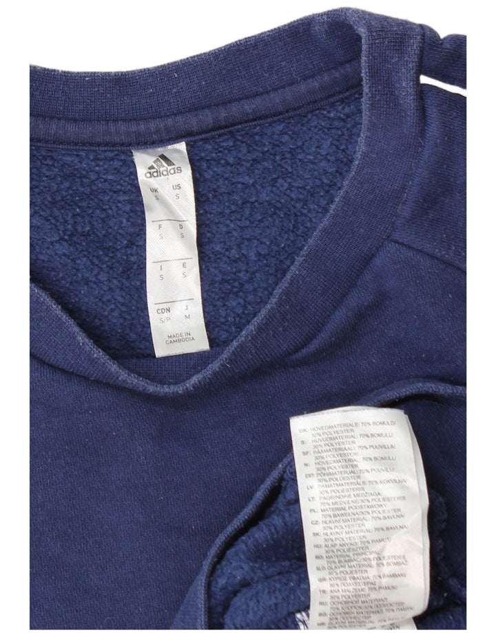 ADIDAS Sudadera para hombre Jumper Small Azul marino Algodón