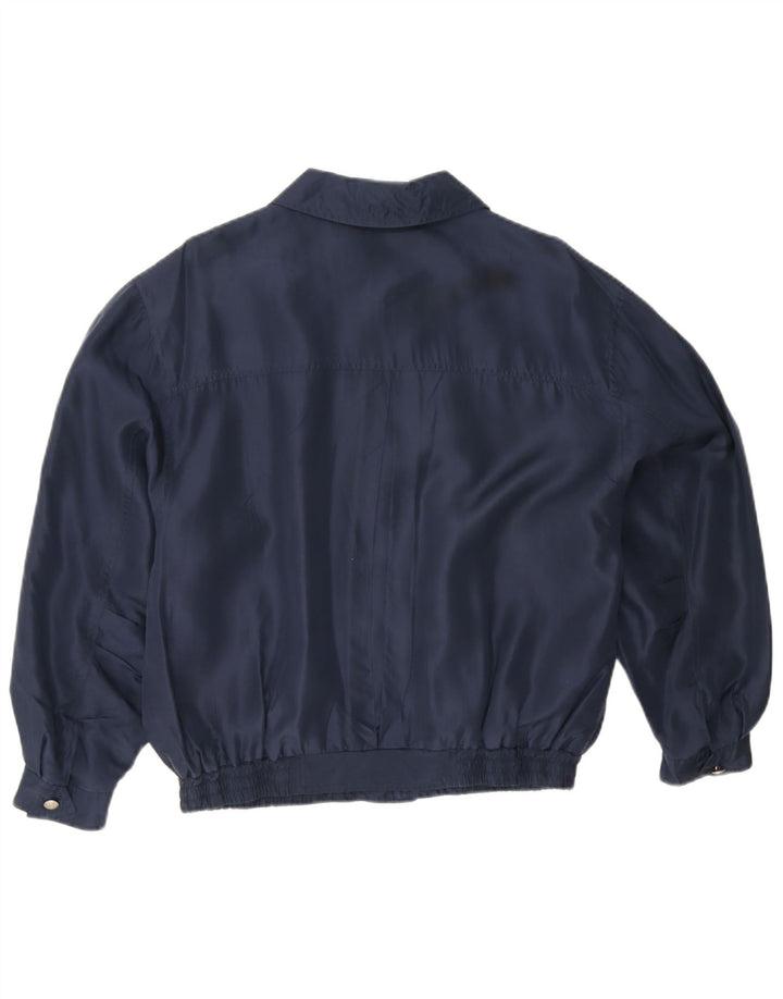 Chaqueta bomber vintage para niños 11-12 años azul marino