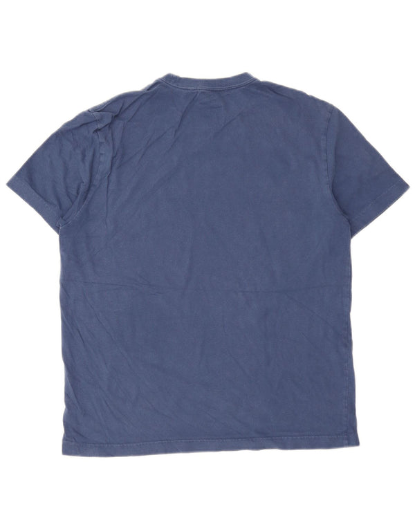 Hurley Camiseta Gráfica Para Hombre Top Medium Azul Marino Algodón