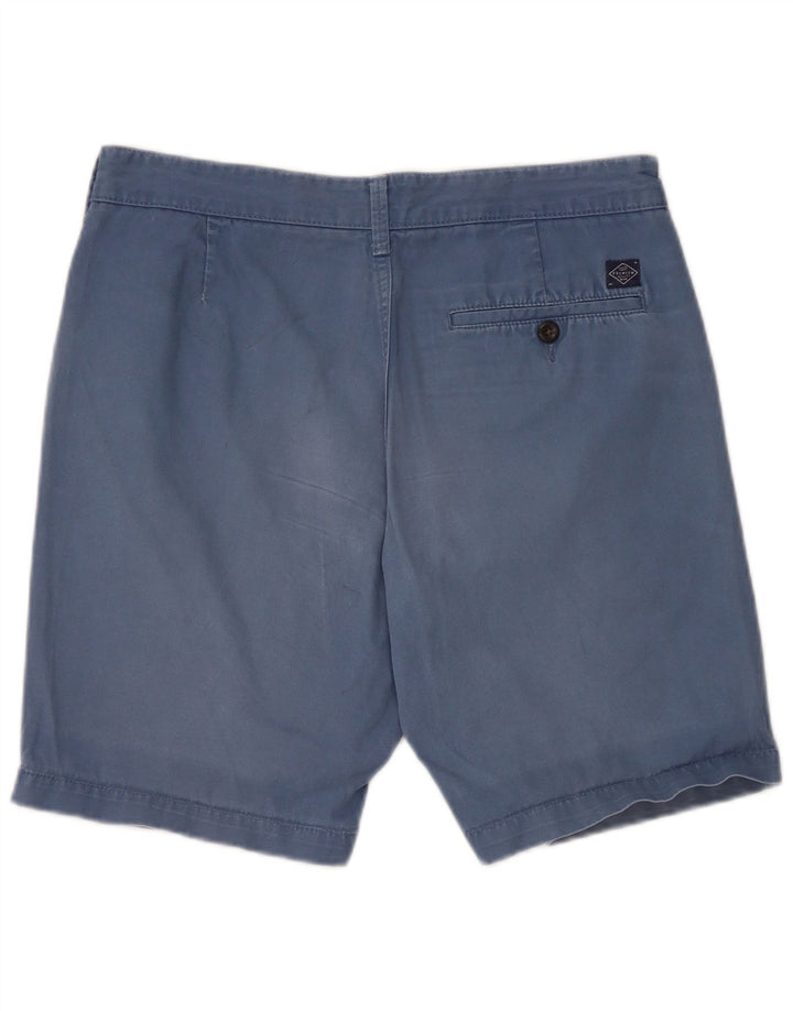 Marks & Spencer Pantalones cortos chinos para hombre W30 Algodón azul marino mediano