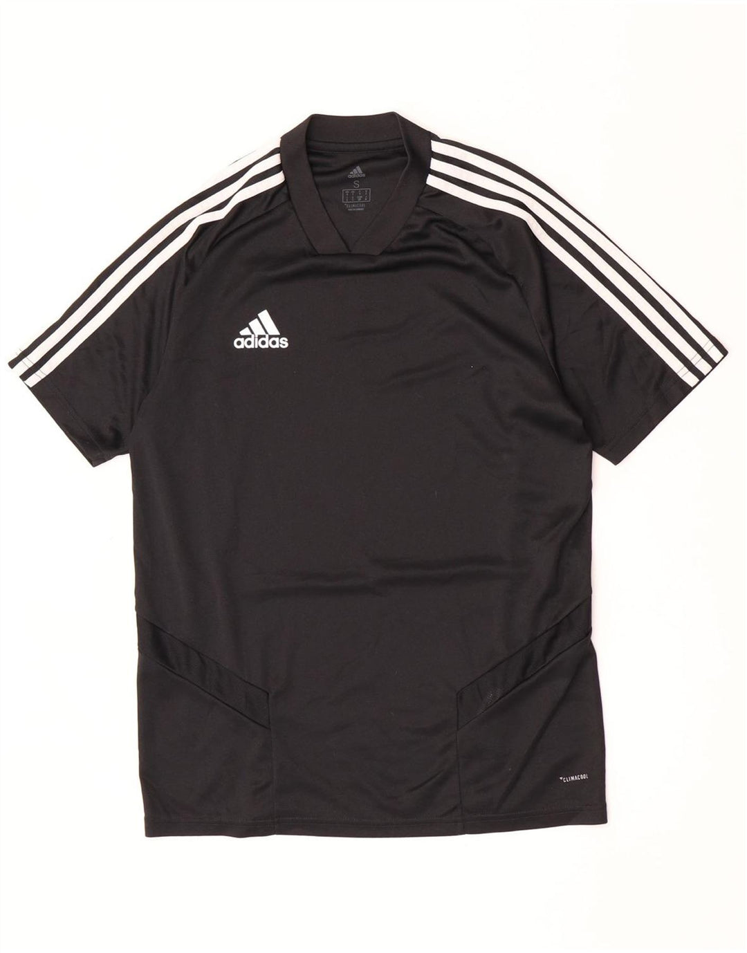 Adidas Mens Climacool Camiseta Top Pequeño Negro Poliéster