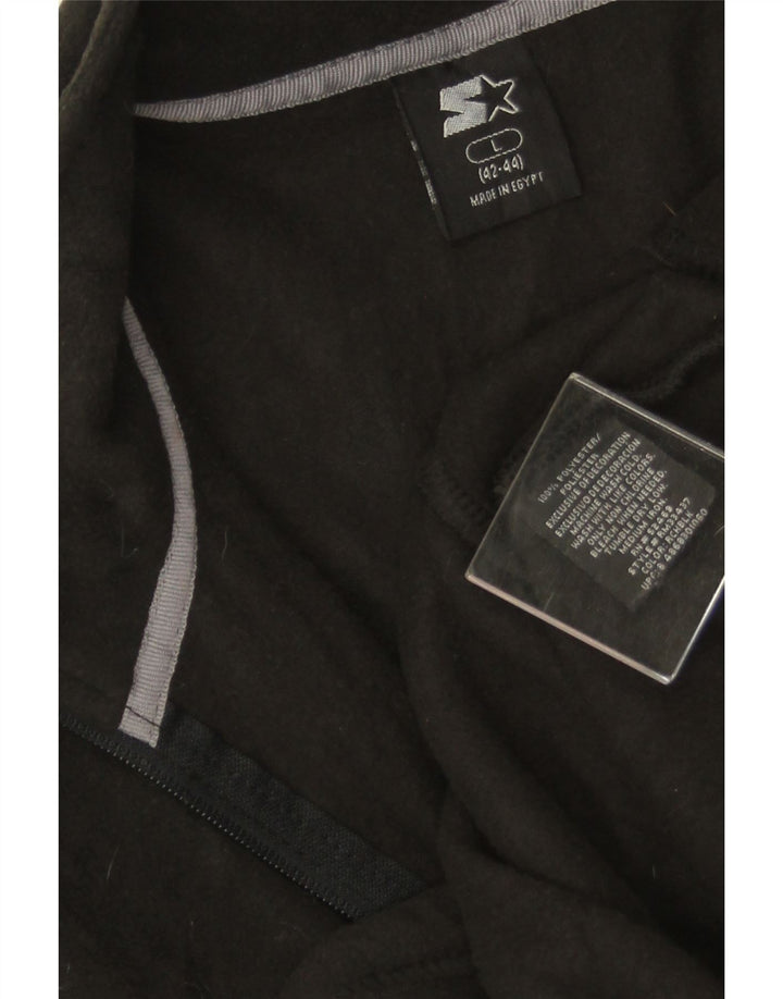 STARTER Chaqueta polar para hombre UK 42/44 Large Negro Poliéster