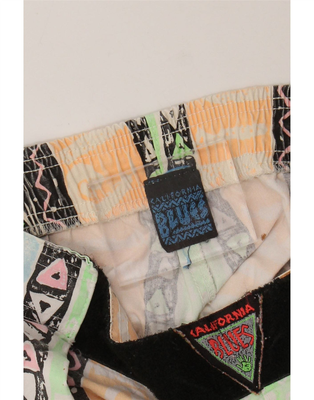 Pantalón Cónico De Talle Alto Para Mujer Blues W34 L31 Geométrico Multicolor