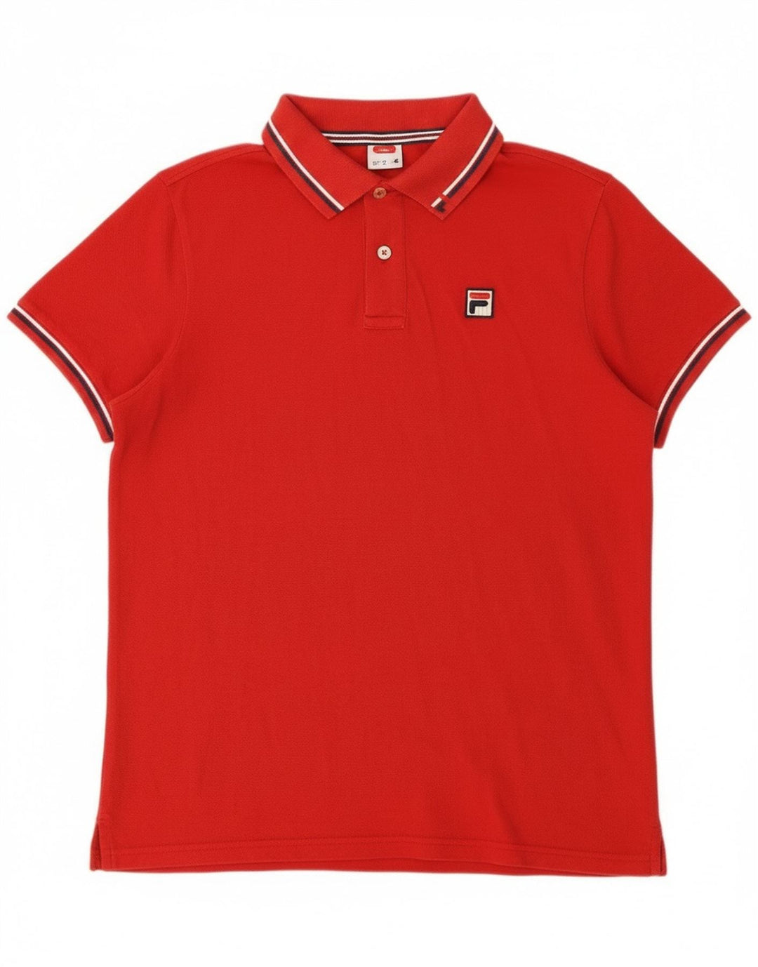 Polo Fila Hombre XS Algodón Rojo