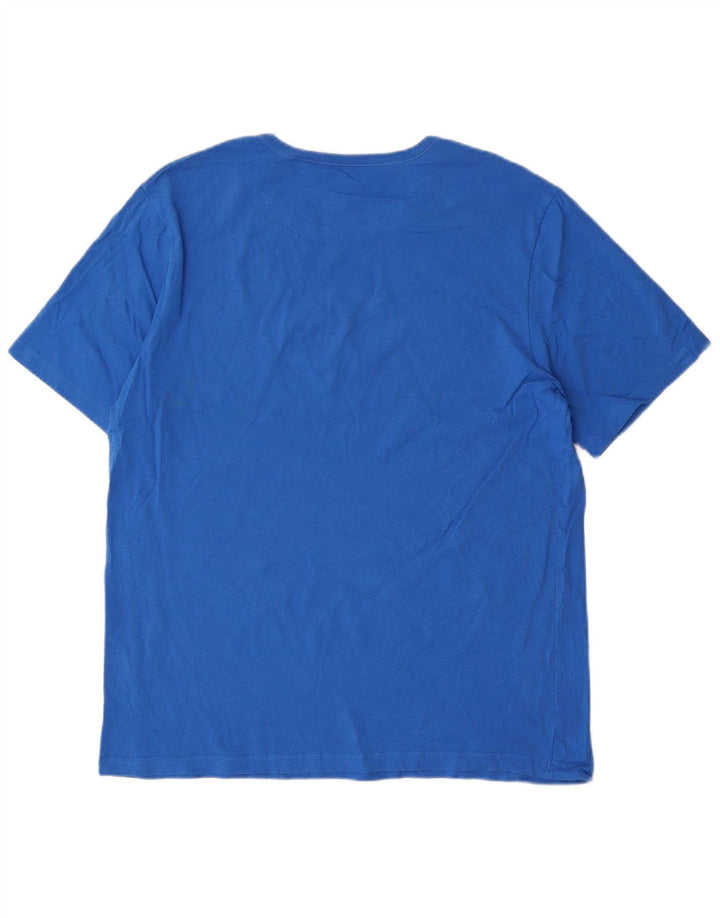 Hugo Boss Hombre Camiseta Top XL Azul