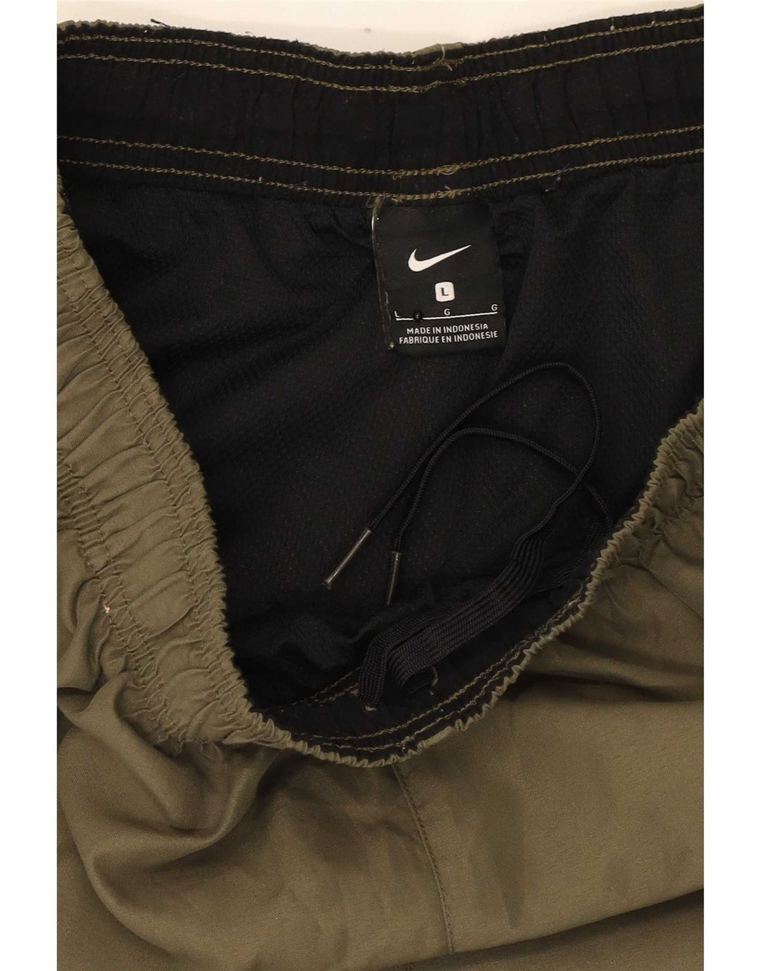 Nike - Pantalones cortos deportivos para hombre, talla grande, color caqui