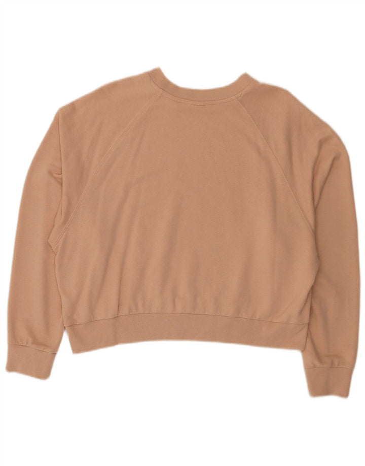 Levi's Sudadera con gráfico de corte extragrande para mujer, talla 40, color rosa medio