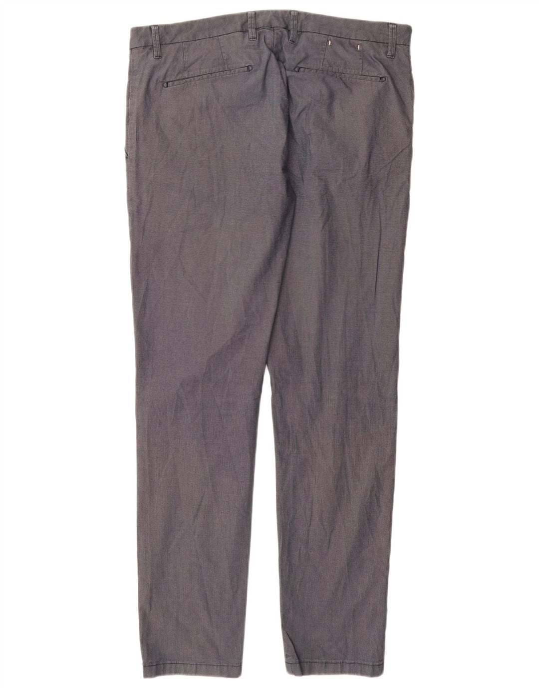 SIVIGLIA Pantalón chino recto para hombre W35 L32 Algodón azul marino