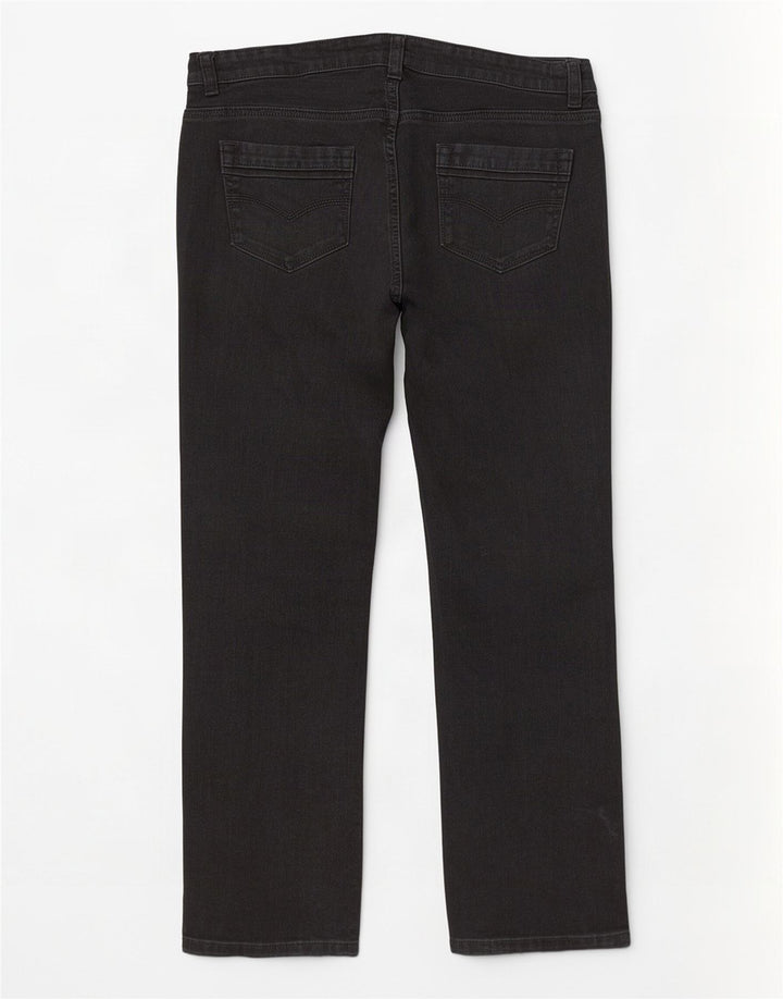 Marks & Spencer Jeans Cortos para Mujer UK 12 Medium W34 L27 Negro