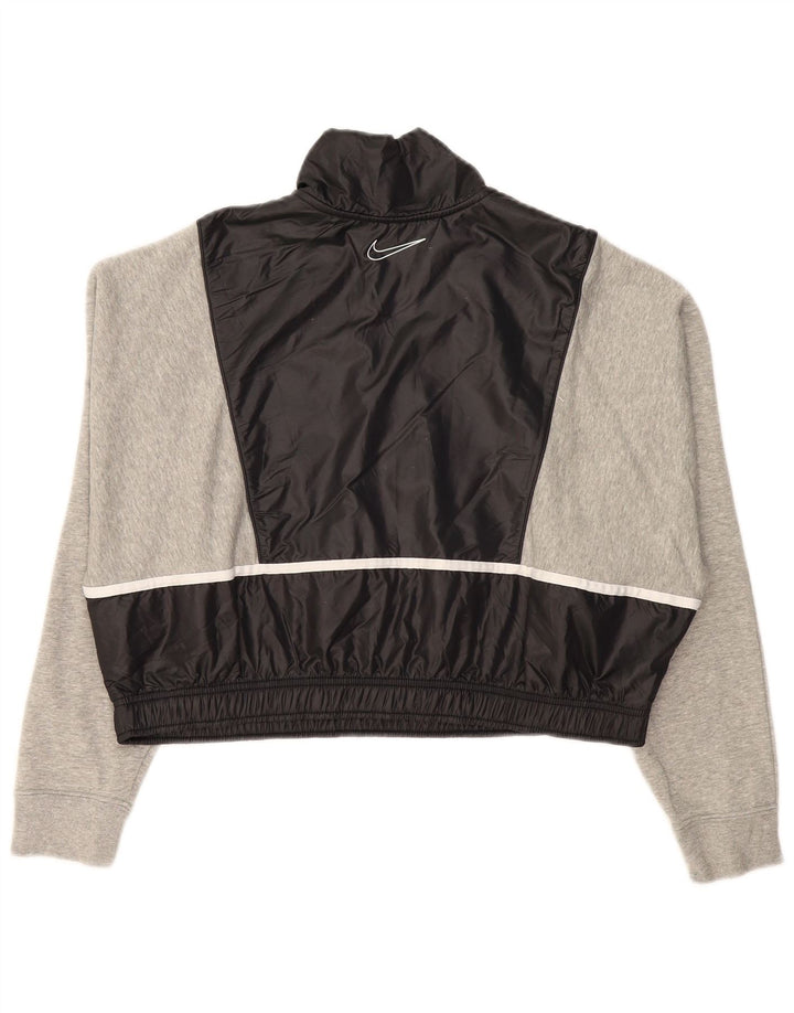 NIKE Sudadera corta extragrande para mujer, talla 40, color gris grande