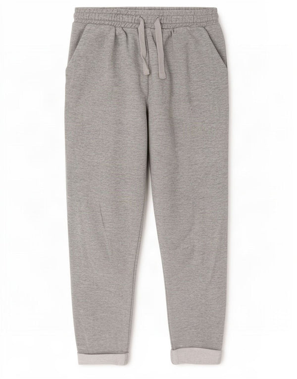 Zara Mujer Pantalones De Chándal Joggers UK 8 Small Gris Moteado Algodón