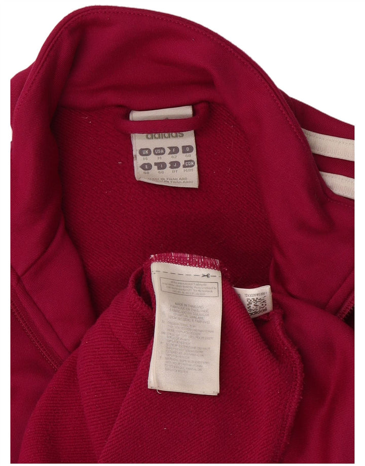 Adidas - Chaqueta de chándal para mujer, talla 40, poliéster rosa medio