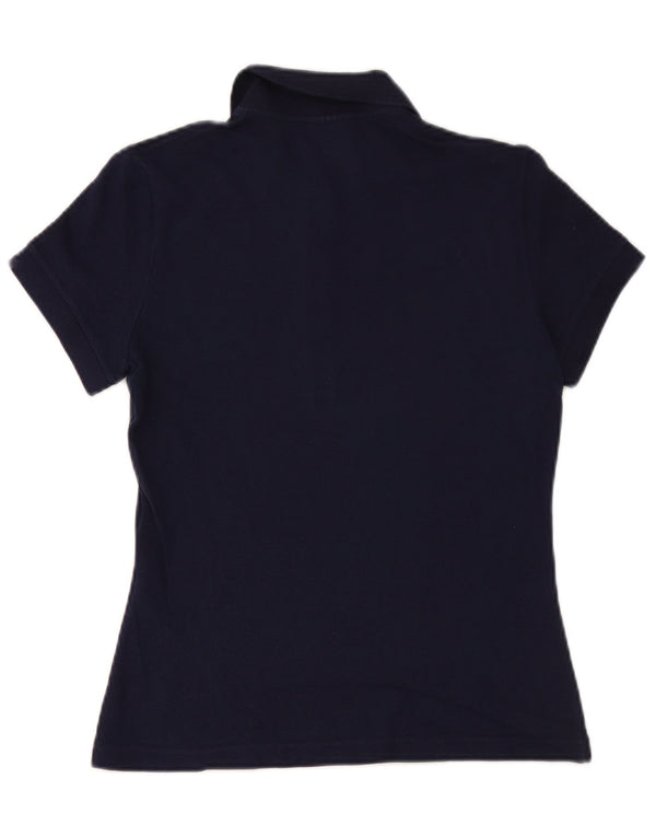 Polo LACOSTE para mujer talla 38 mediano algodón azul marino