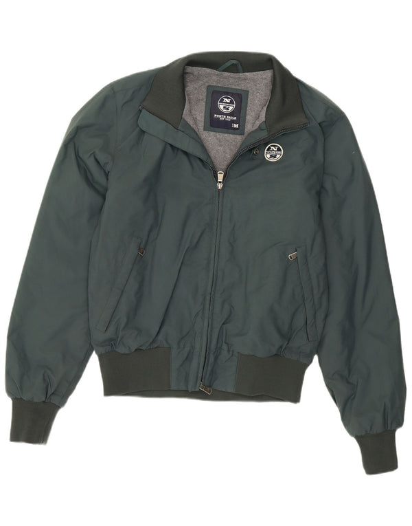 Chaqueta bomber para hombre North Sails UK 38 Nylon verde medio