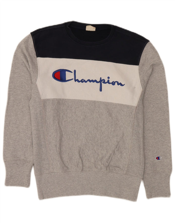 Champion Sudadera De Tejido Inverso Jersey De Algodón Gris Medio Hombre