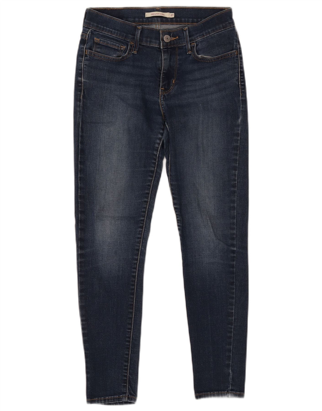 LEVI'S Vaqueros súper ajustados 710 para mujer W27 L25 Algodón azul marino