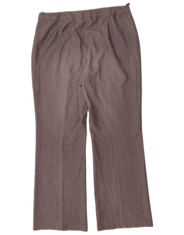 Marks & Spencer Pantalones de traje con corte de bota para mujer UK 46 Large W32 L32 Gris