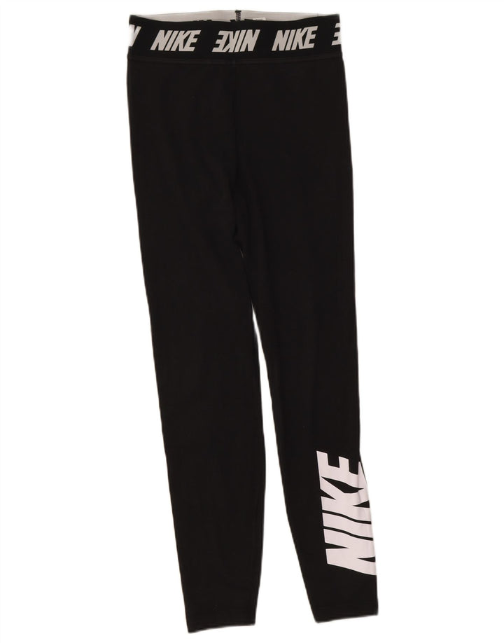 Nike Leggings gráficos para mujer UK 8 Small Algodón negro