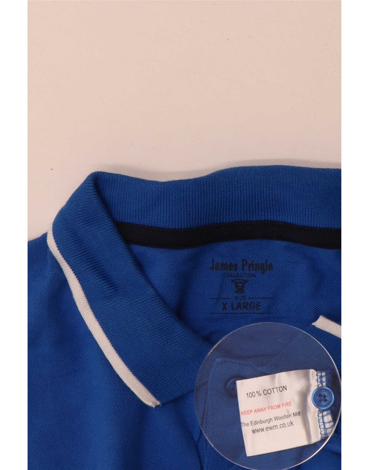 James Pringle Polo Hombre XL Algodón Azul