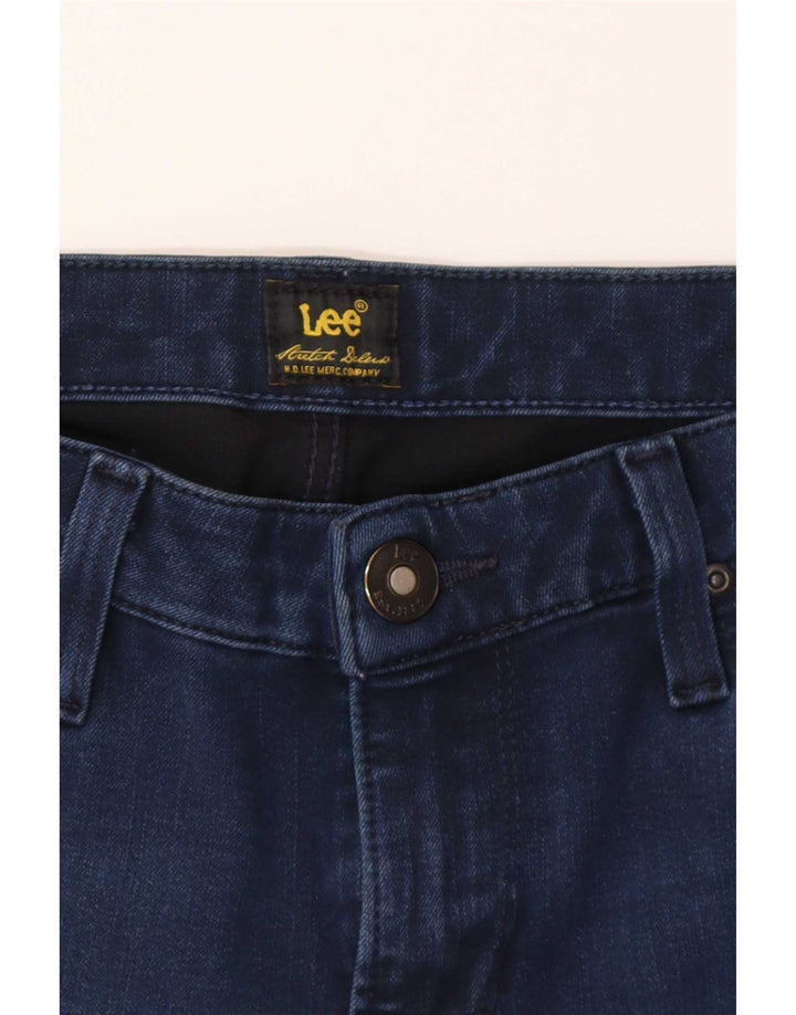 Vaqueros Ajustados Lee Mujer W30 L30 Azul Marino