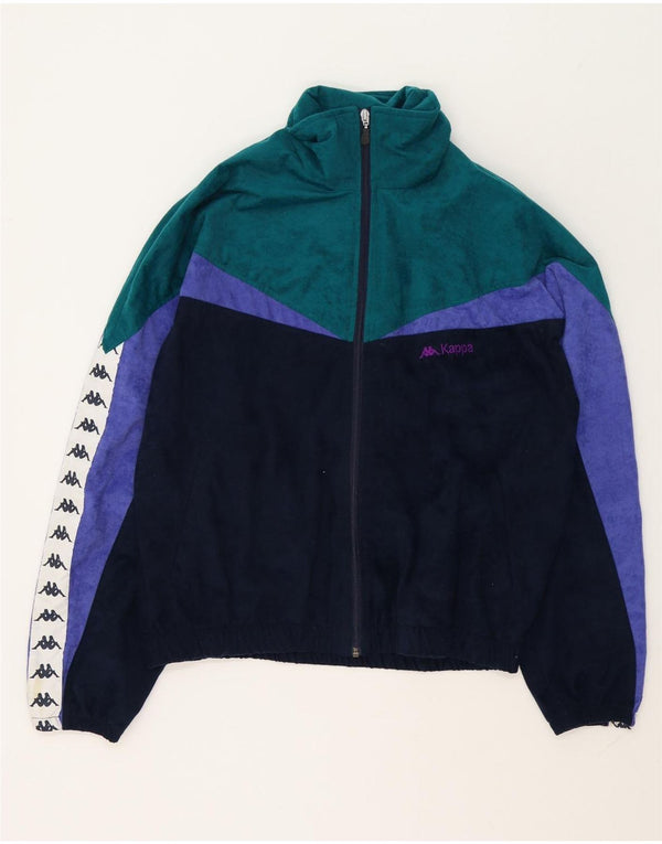 Kappa Hombre Chaqueta De Chándal Con Gráfico Grande Multicolor Colorblock