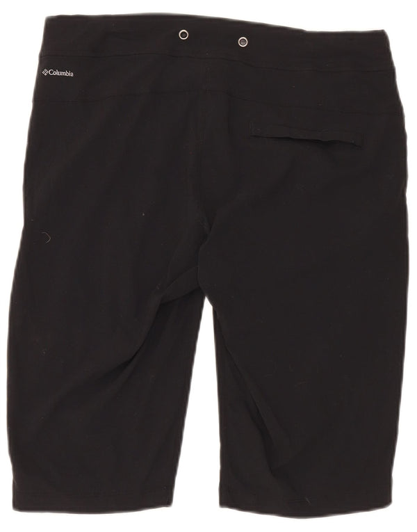 Columbia Pantalones cortos deportivos regulares Omni-Shade para mujer US 8 Medium W30 Nylon negro