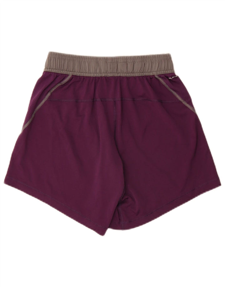 REEBOK Pantalones cortos deportivos para niño 7-8 años XS Morado Poliéster color block
