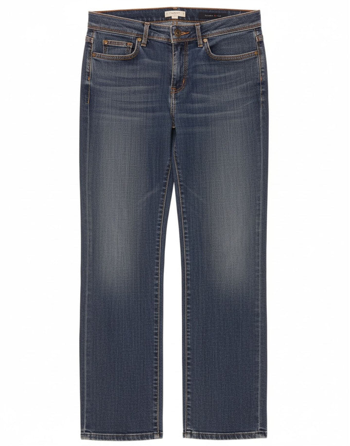 TOMMY HILFIGER Womens Straight Jeans W26 L30 Blue Cotton