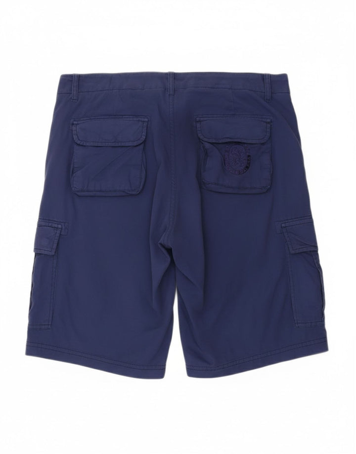 Scorpion Bay Pantalones cortos cargo para hombre W32 Algodón azul marino mediano